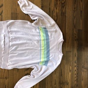 American eagle purple sweat shirt Size:S